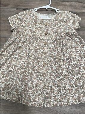 Jamie Kay Cream Floral Button-Front Dress